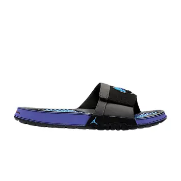Air Jordan Hydro 8 Retro Slide Black Midnight Fog - 1