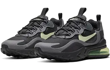 Nike Air Max 270 React GS 'Black Barely Volt' - 4