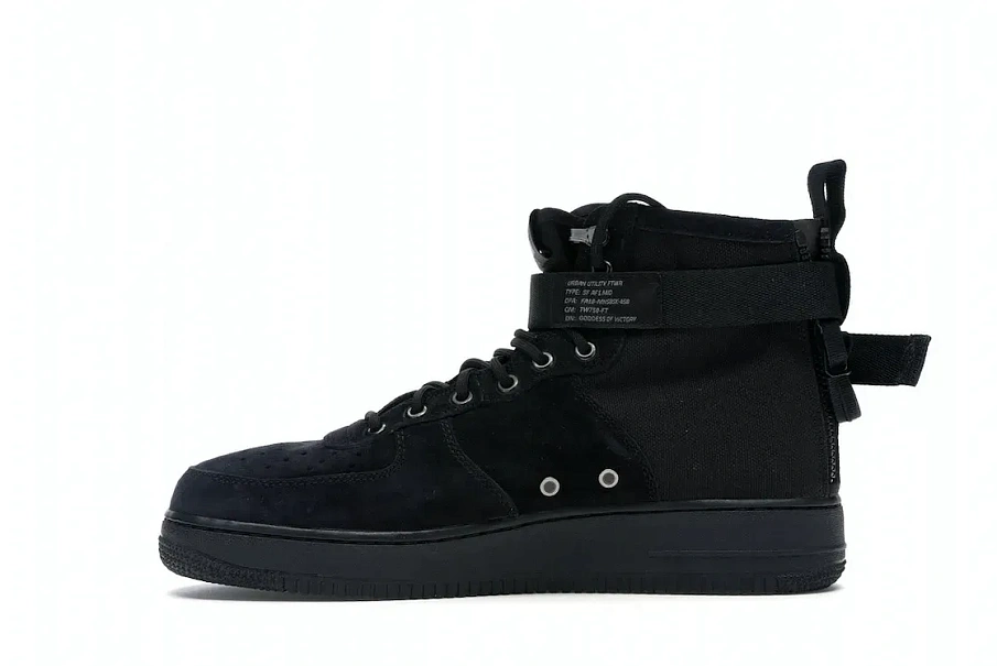Фото № 3 с приближением к товару «‎Nike SF Air Force 1 Mid Black Cool Grey»