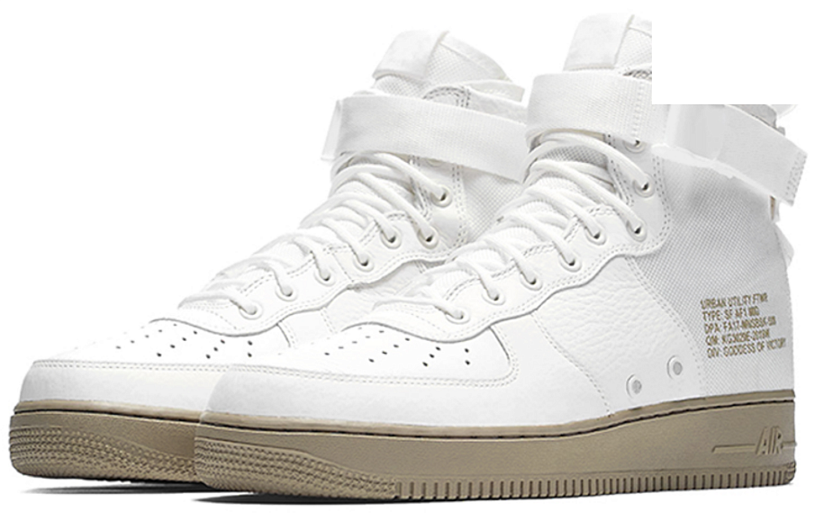Фото № 3 с приближением к товару «‎Nike SF Air Force 1 Mid Sneakers White»