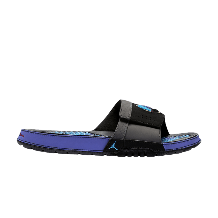 Фото № 1 с приближением к товару «‎Air Jordan Hydro 8 Retro Slide Black Midnight Fog»