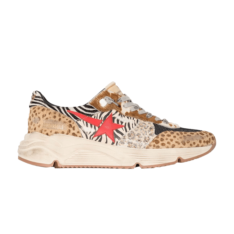 Фото № 1 с приближением к товару «‎Golden Goose Running Sole Safari Print Multi»