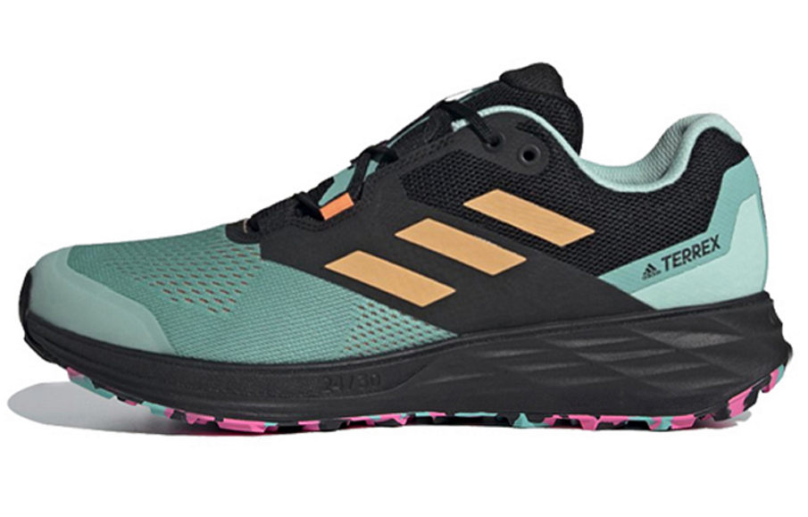 Фото № 1 с приближением к товару «‎adidas Terrex Two Flow Trail GreenBlackOrange»
