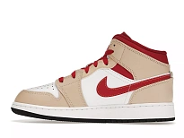 Фото № 5 с приближением к товару «‎Jordan 1 Mid Light Curry Cardinal »
