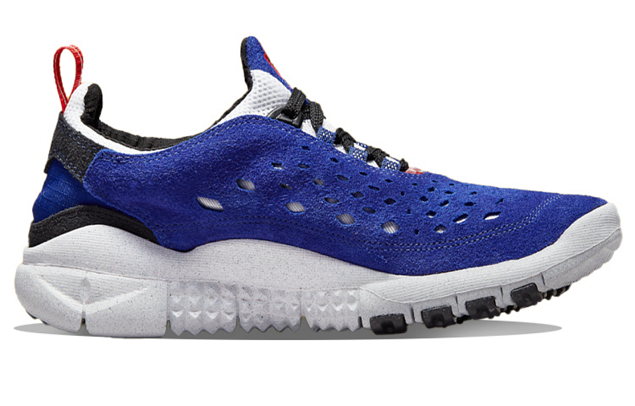 Фото № 2 с приближением к товару «‎Nike Free Run Trail "Concord Habanero Red" Low-Top Running Shoes BlueWhite»