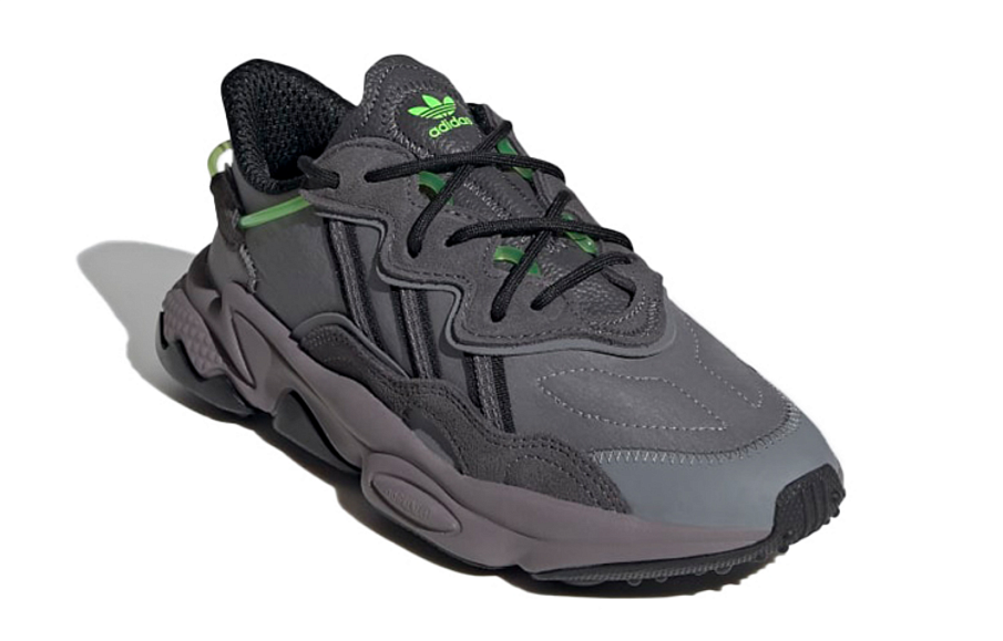 Фото № 3 с приближением к товару «‎adidas originals Ozweego J Shoes GreyBlackGreen»