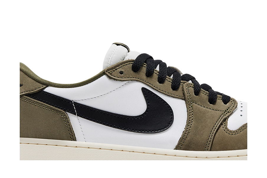 Фото № 3 с приближением к товару «‎Air Jordan 1 Retro Low OG Medium Olive»