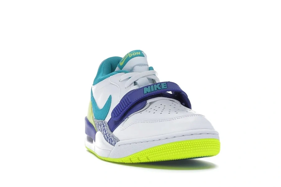 Фото № 2 с приближением к товару «‎Jordan Legacy 312 Low Ultramarine Neon Yellow Aquamarine»