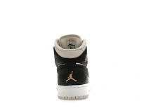 Фото № 4 с приближением к товару «‎Jordan 1 Mid Light Bone Metallic Gold Black »
