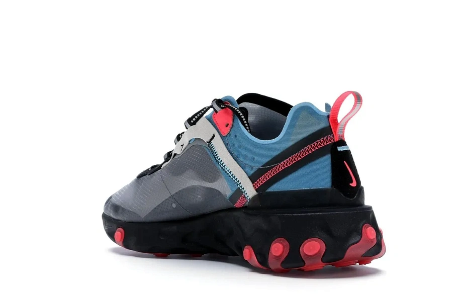 Фото № 5 с приближением к товару «‎Nike React Element 87 Blue Chill Solar Red»