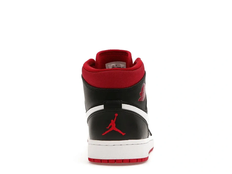 Фото № 4 с приближением к товару «‎Jordan 1 Mid Black Gym Red White»