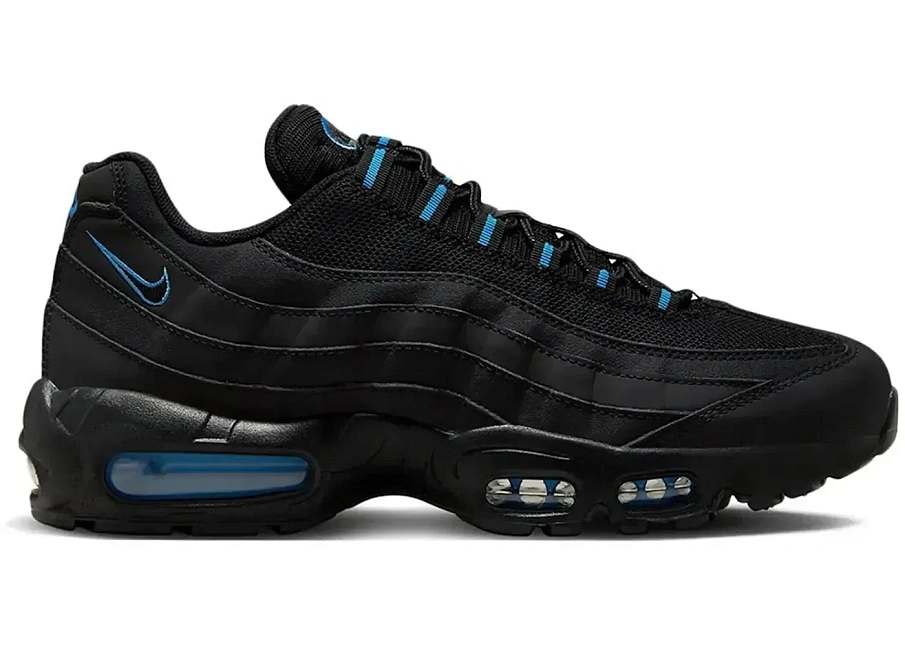 Фото № 1 с приближением к товару «‎Nike Air Max 95 Black University Blue»