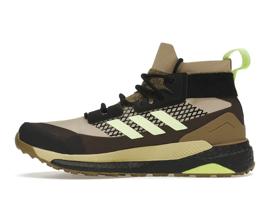 Фото № 3 с приближением к товару «‎adidas Terrex Free Hiker Gore-Tex Savanna Hi-Res Yellow»