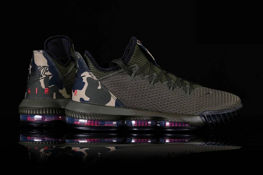 Фото № 2 с приближением к товару «‎Nike Lebron 16 Camo »