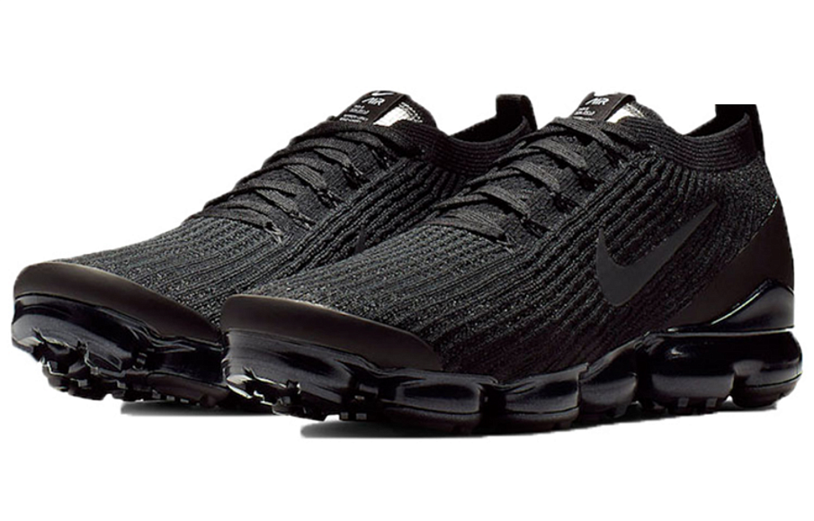Фото № 3 с приближением к товару «‎Nike Air VaporMax Flyknit 3.0 Running Shoes Triple Black»