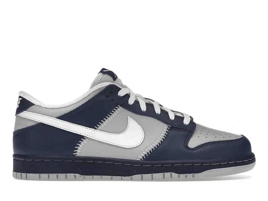 Фото № 1 с приближением к товару «‎Nike Dunk Low Baseball Neutral Grey Midnight Navy»