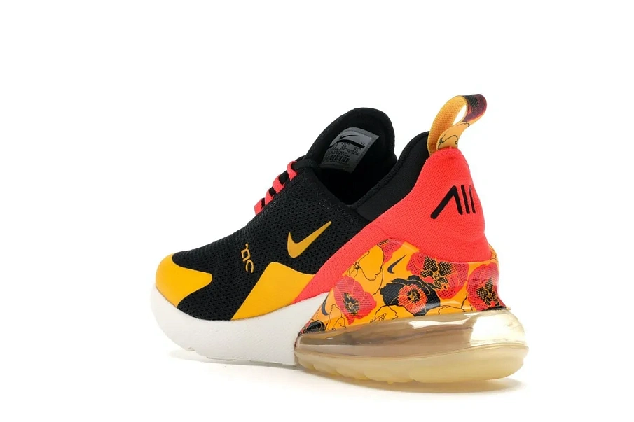 Фото № 6 с приближением к товару «‎Nike Air Max 270 Floral Black Crimson Gold »