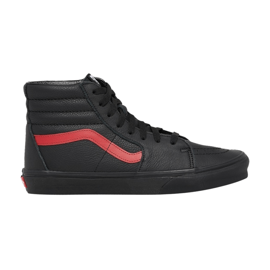 Фото № 1 с приближением к товару «‎Vans Sk8-Hi Leather Pop - Black Chili Pepper»