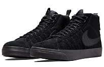Фото № 3 с приближением к товару «‎Nike SB Zoom Blazer Mid PRM Sneakers Black»