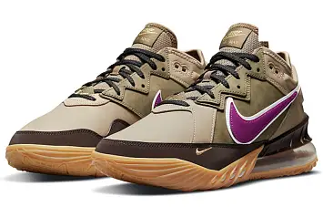 Atmos x Nike Lebron 18 Low "Viotech" Foreign Version Khaki - 5