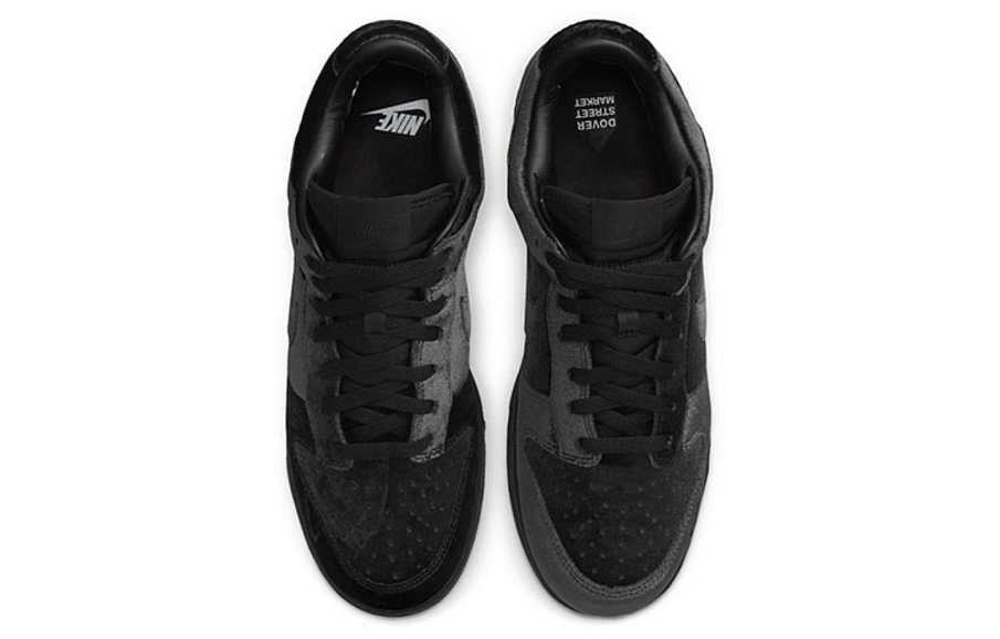 Фото № 4 с приближением к товару «‎Dover Street Market Nike Dunk Low "Triple Black»