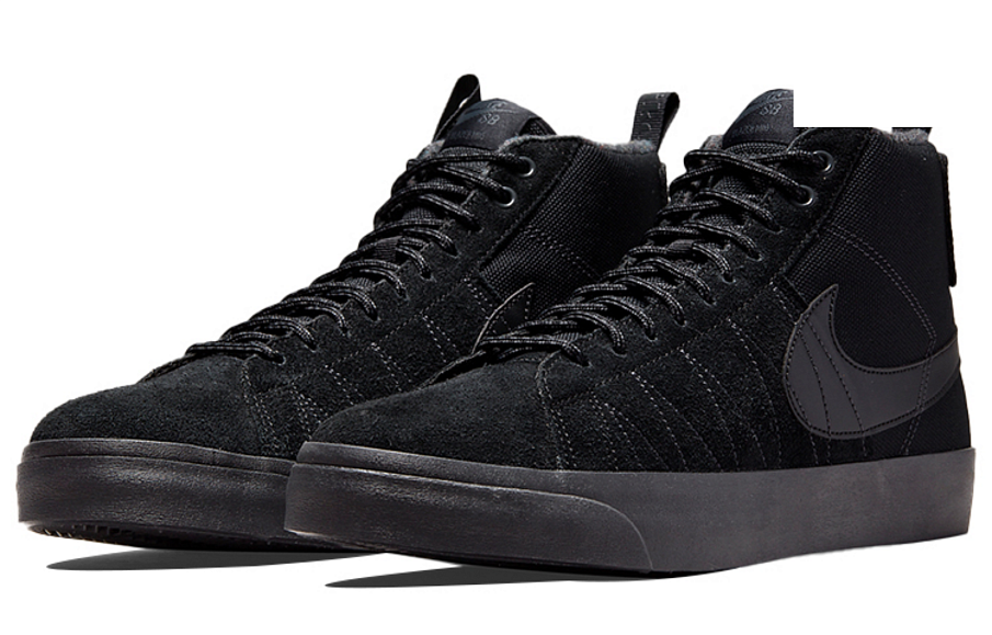 Фото № 3 с приближением к товару «‎Nike SB Zoom Blazer Mid PRM Sneakers Black»