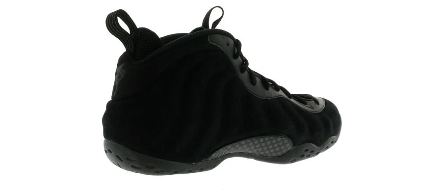 Фото № 6 с приближением к товару «‎Nike Air Foamposite One Black Suede»