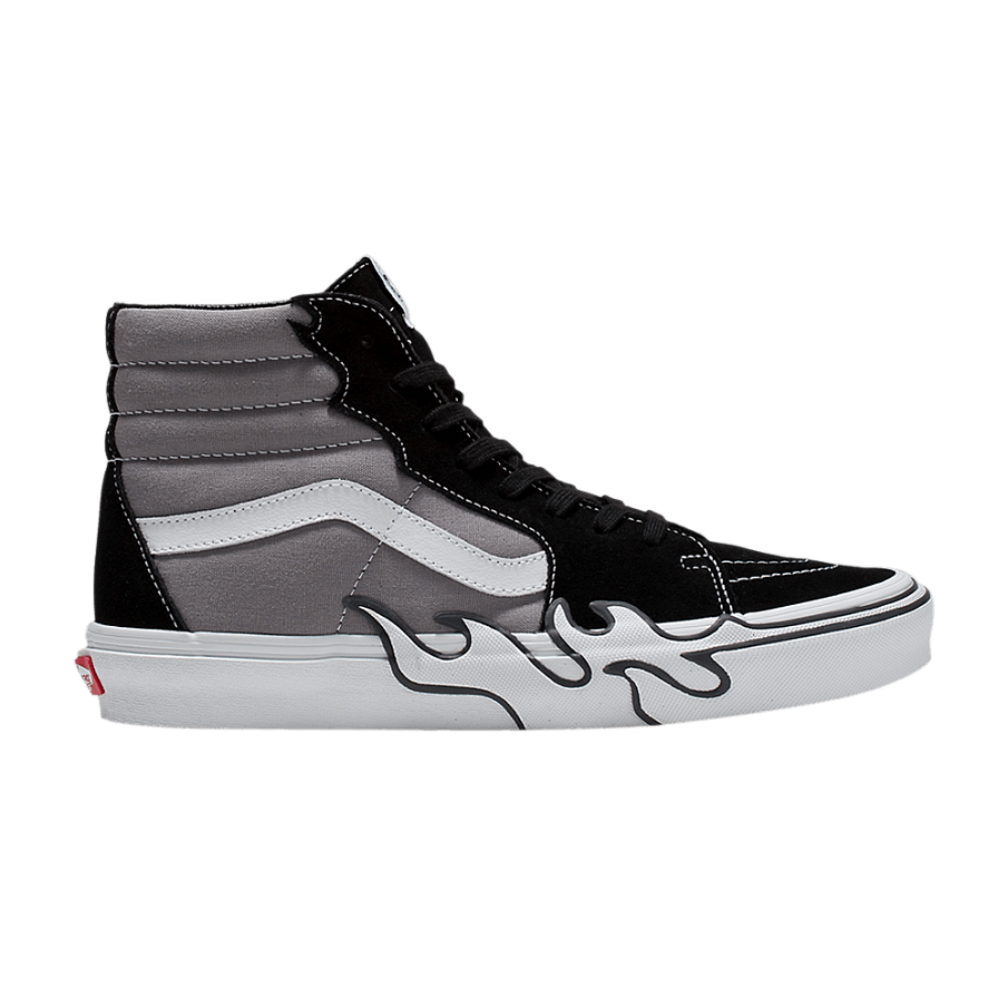 Фото № 1 с приближением к товару «‎Vans Sk8-Hi Flame - Grey»