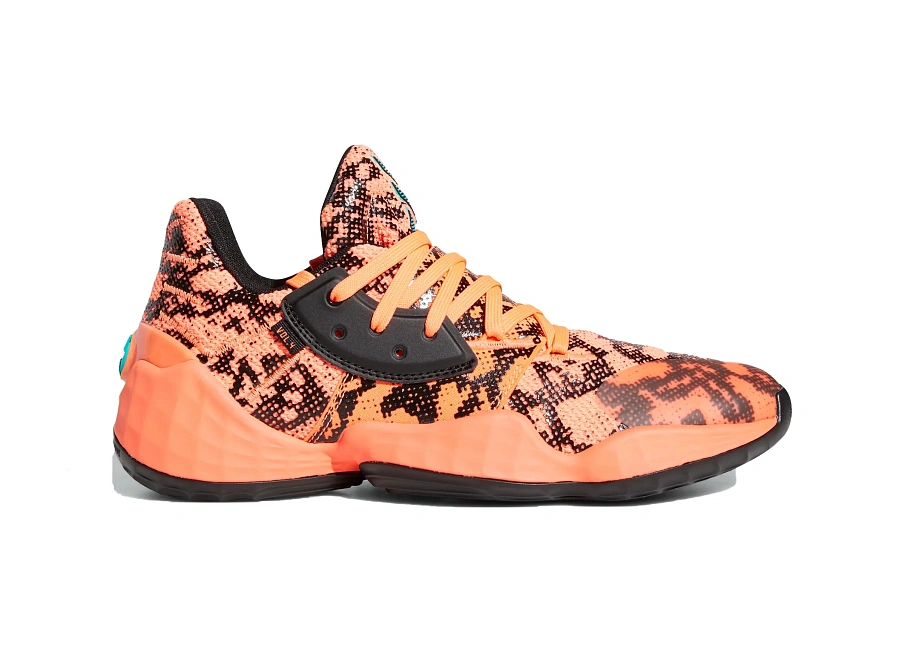 Фото № 1 с приближением к товару «‎adidas Harden Vol. 4 Signal Coral»