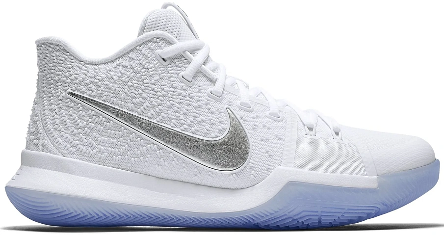Фото № 1 с приближением к товару «‎Nike Kyrie 3 White Chrome»