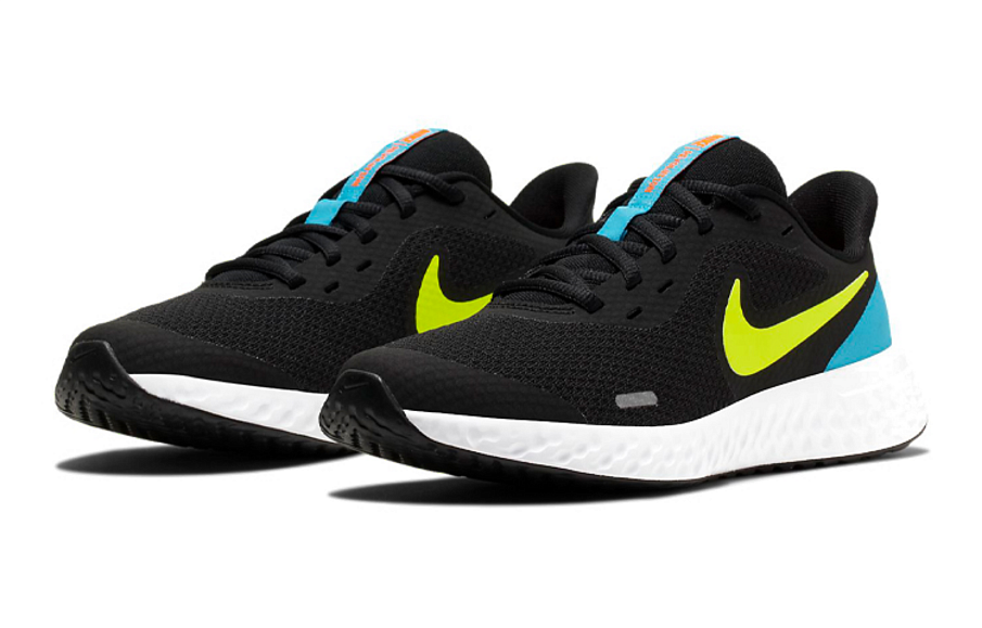 Фото № 3 с приближением к товару «‎Nike Revolution 5 (GS) BlackYellowBlue»
