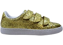 Фото № 1 с приближением к товару «‎Puma Basket Strap Glitter Gold  »