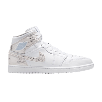 Фото № 1 с приближением к товару «‎Air Jordan 1 Mid SE White Field Silver»