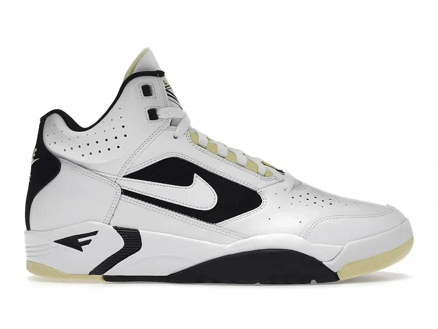 Фото № 1 с приближением к товару «‎Nike Air Flight Lite Mid White Lemon Black White»