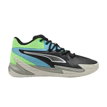 Puma Dagger Black Bright Aqua Green Glare - 1