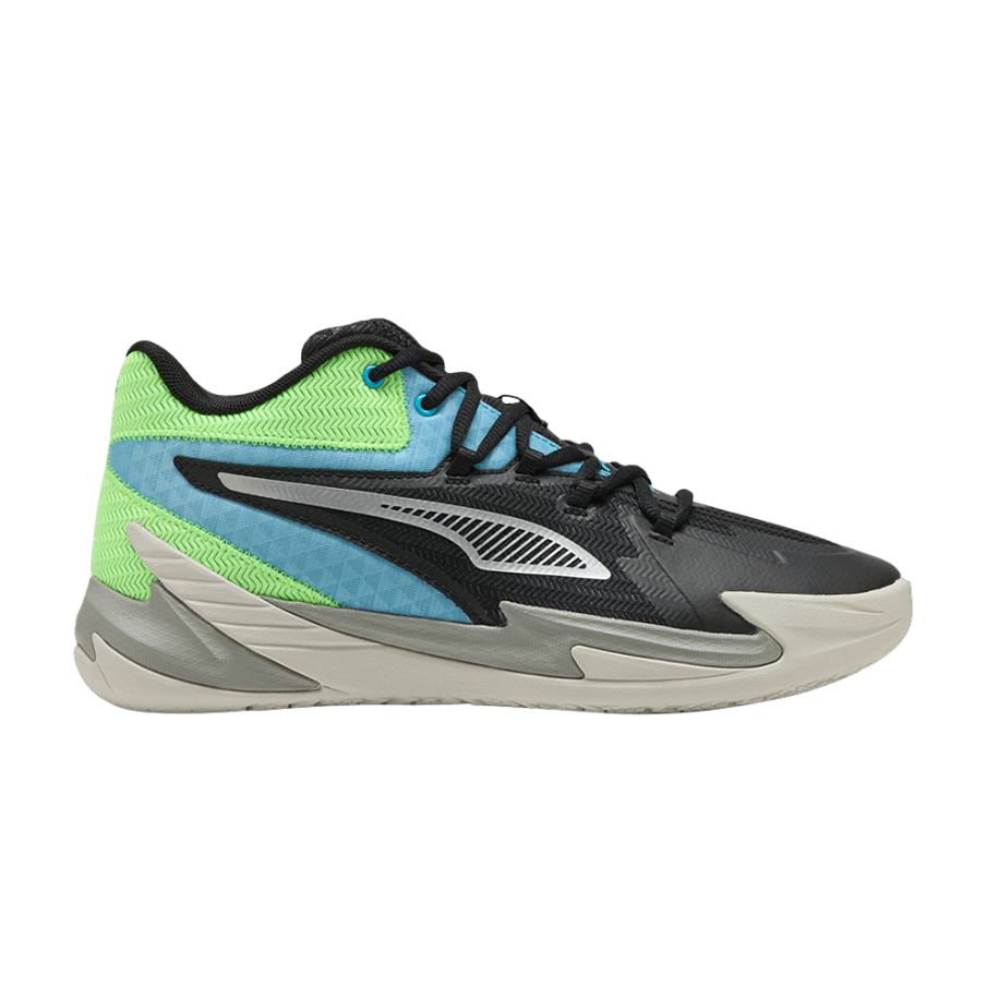 Фото № 1 с приближением к товару «‎Puma Dagger Black Bright Aqua Green Glare»