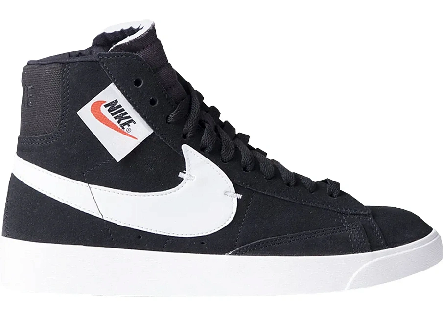 Фото № 1 с приближением к товару «‎Nike Blazer Mid Rebel Black White »