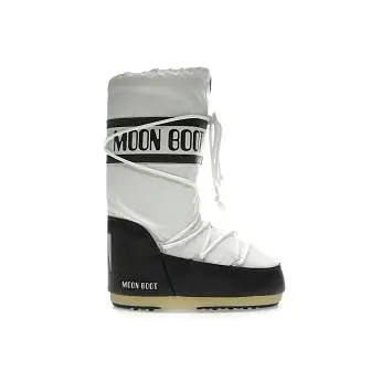 Moon Boot Icon Nylon Boot Black White - 1