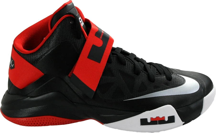 Фото № 1 с приближением к товару «‎Nike LeBron Zoom Soldier 6 Black Red White»
