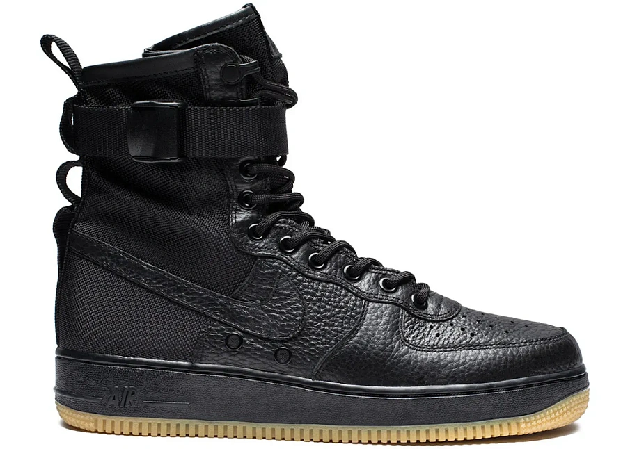 Фото № 1 с приближением к товару «‎Nike SF Air Force 1 Black Gum (With Bag) (2017)»