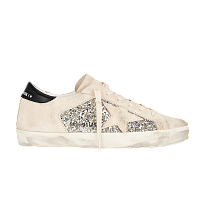 Фото № 1 с приближением к товару «‎Golden Goose Women's Superstar Platinum Glitter»