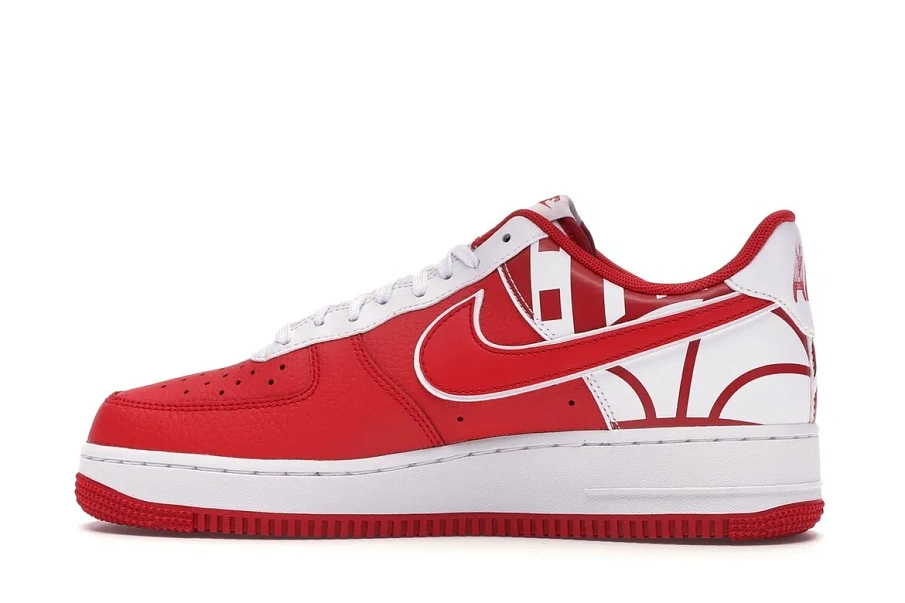 Фото № 5 с приближением к товару «‎Nike Air Force 1 Low Logo Pack University Red»