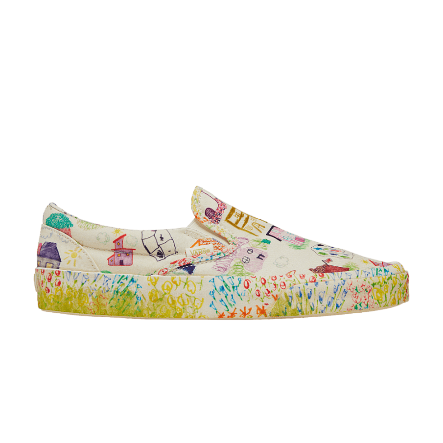 Фото № 1 с приближением к товару «‎Collina Strada x Vans Classic Slip-On Idyllic Neighborhood»