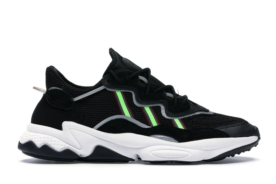 Фото № 1 с приближением к товару «‎adidas Ozweego Core Black Solar Green»