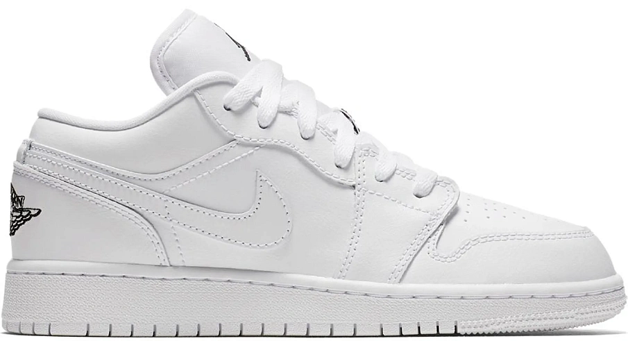 Фото № 1 с приближением к товару «‎Jordan 1 Low Triple White »
