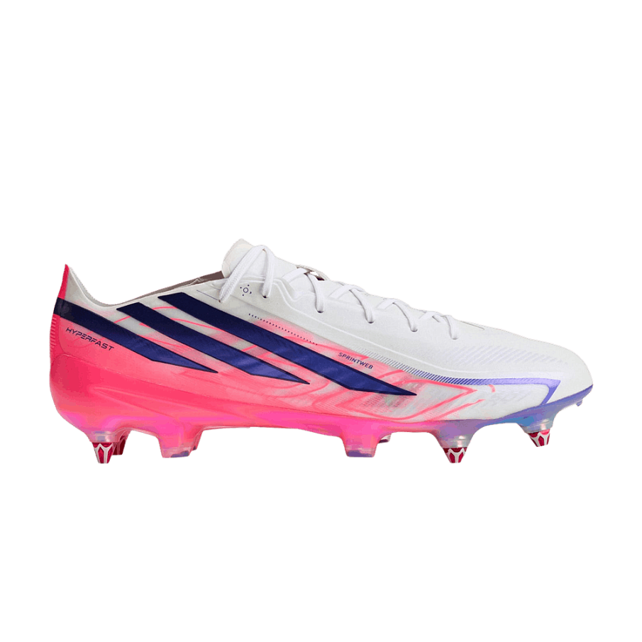Фото № 1 с приближением к товару «‎adidas F50 Hyperfast Elite SG Cloud White Solar Purple (KJ6084)»