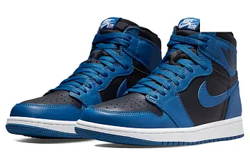 Nike Air Jordan 1 High OG Vintage basketball shoes Dark Marina Blue - 4