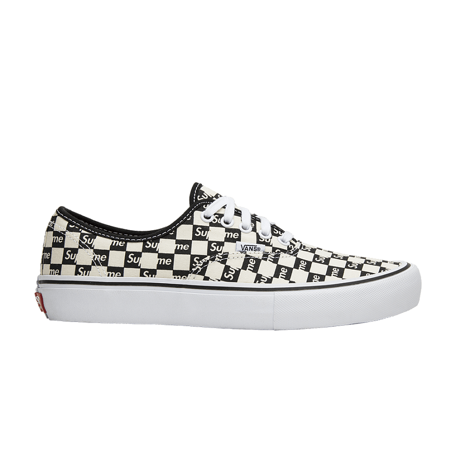 Фото № 1 с приближением к товару «‎Vans Supreme x Authentic Pro Checkered Black»