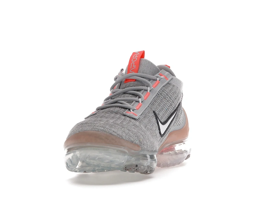Фото № 4 с приближением к товару «‎Nike Air VaporMax 2021 FK Grey Fog Bright Mango»