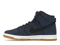 Фото № 3 с приближением к товару «‎Nike SB Dunk High Orange Label Midnight Navy»